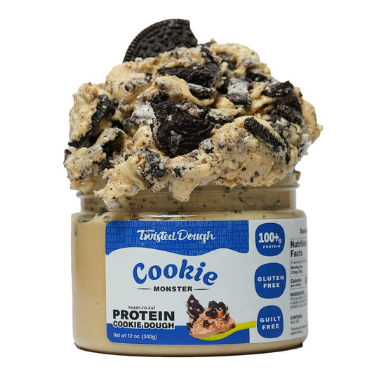 Cookie Monster Protein Cookie Dough: SINGLE Serve Jar= 8oz